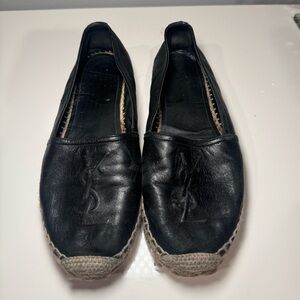 YSL Black Espadrilles
